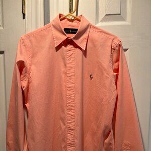 Ralph Lauren mens buttondown shirt peach
